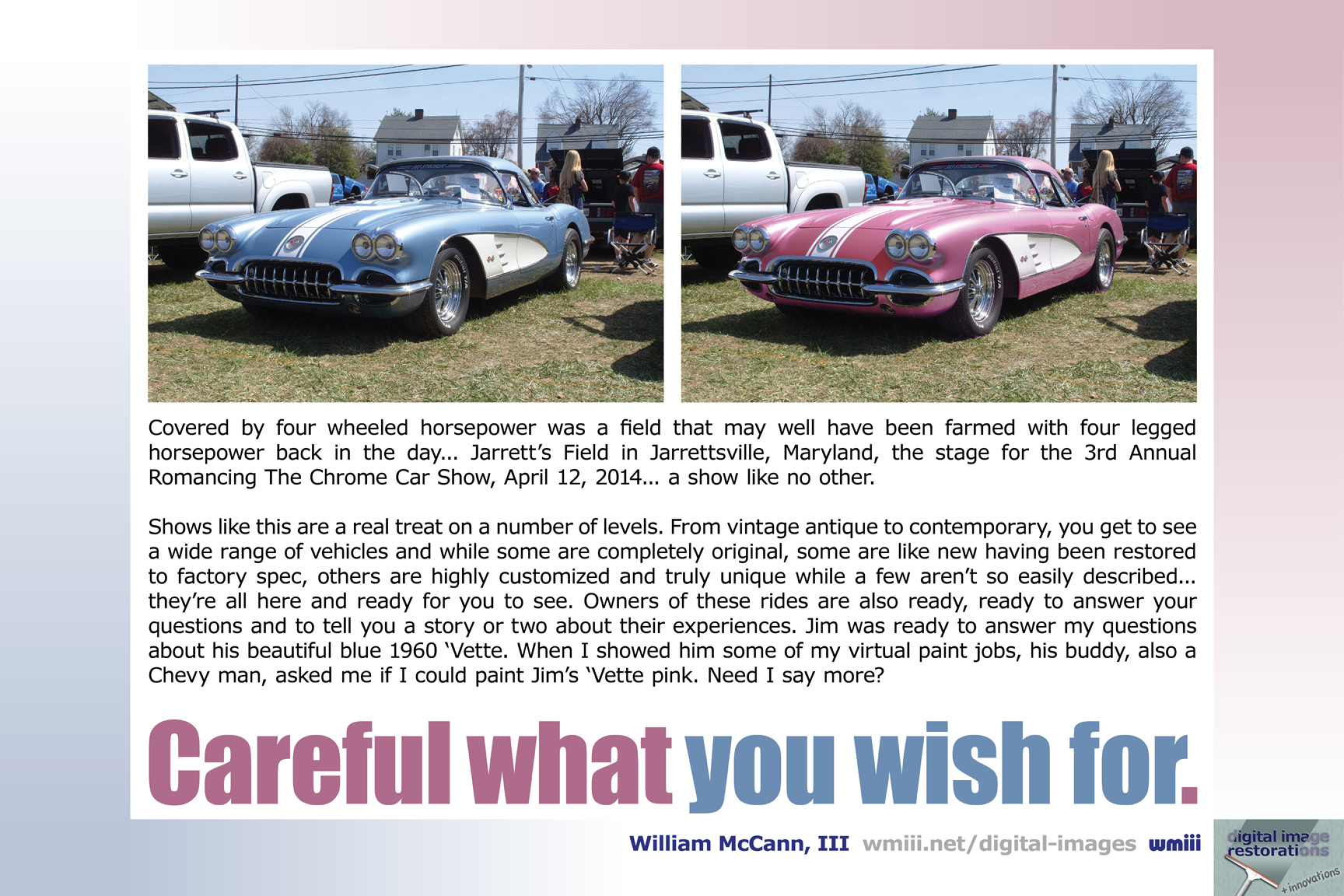 Careful what you wish for.