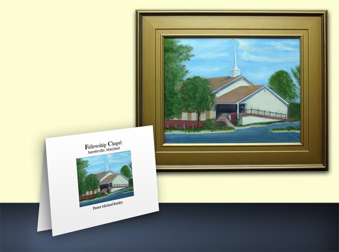 Fellowship Chapel Painting and Card
