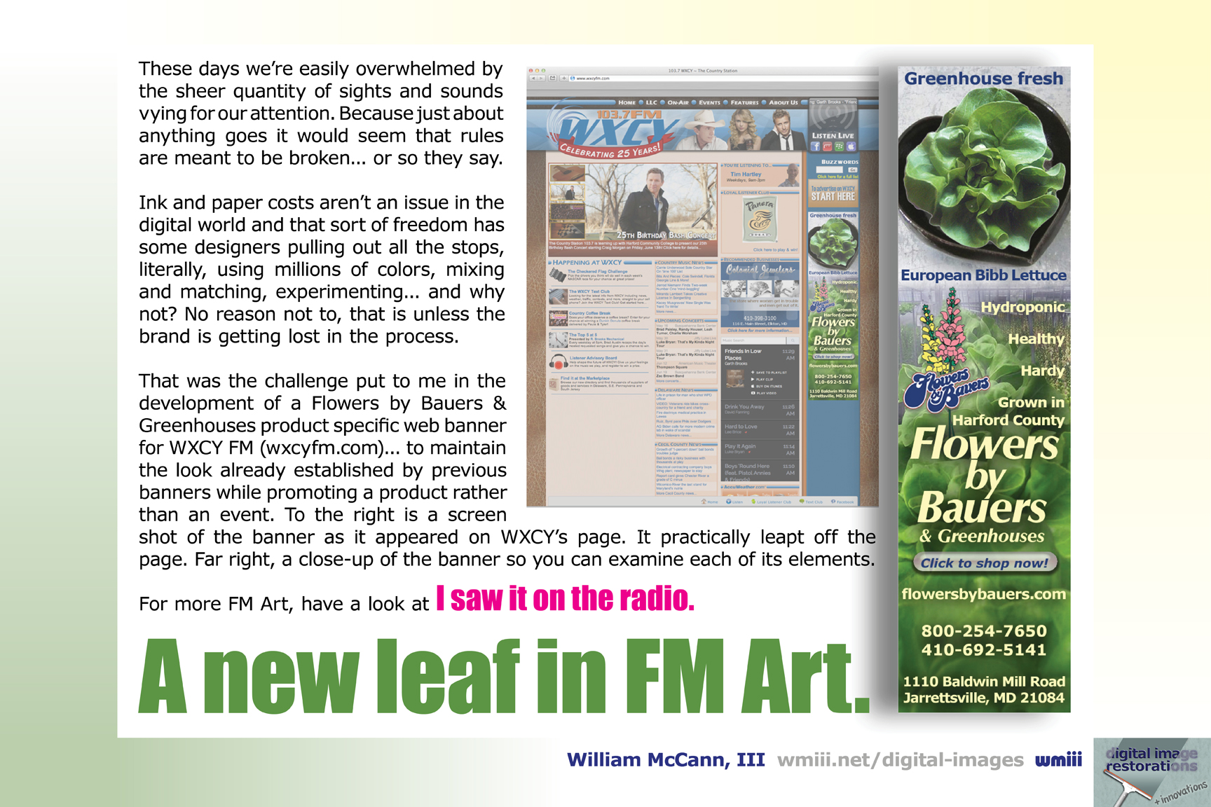 A new leaf in FM art.