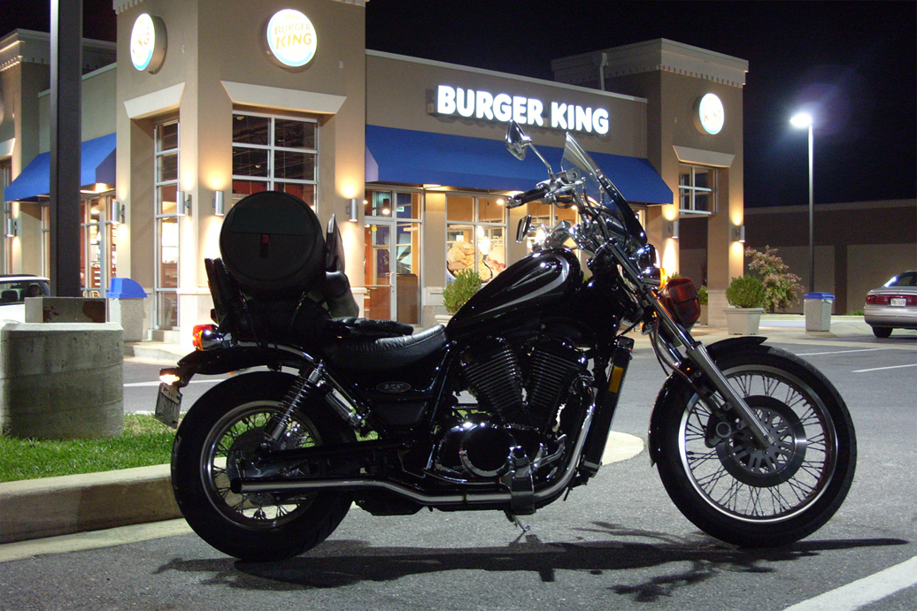 Photo of Bill's motorcycle