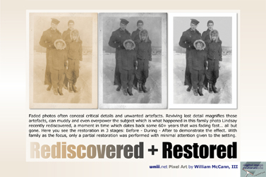 Rediscovered + Restored