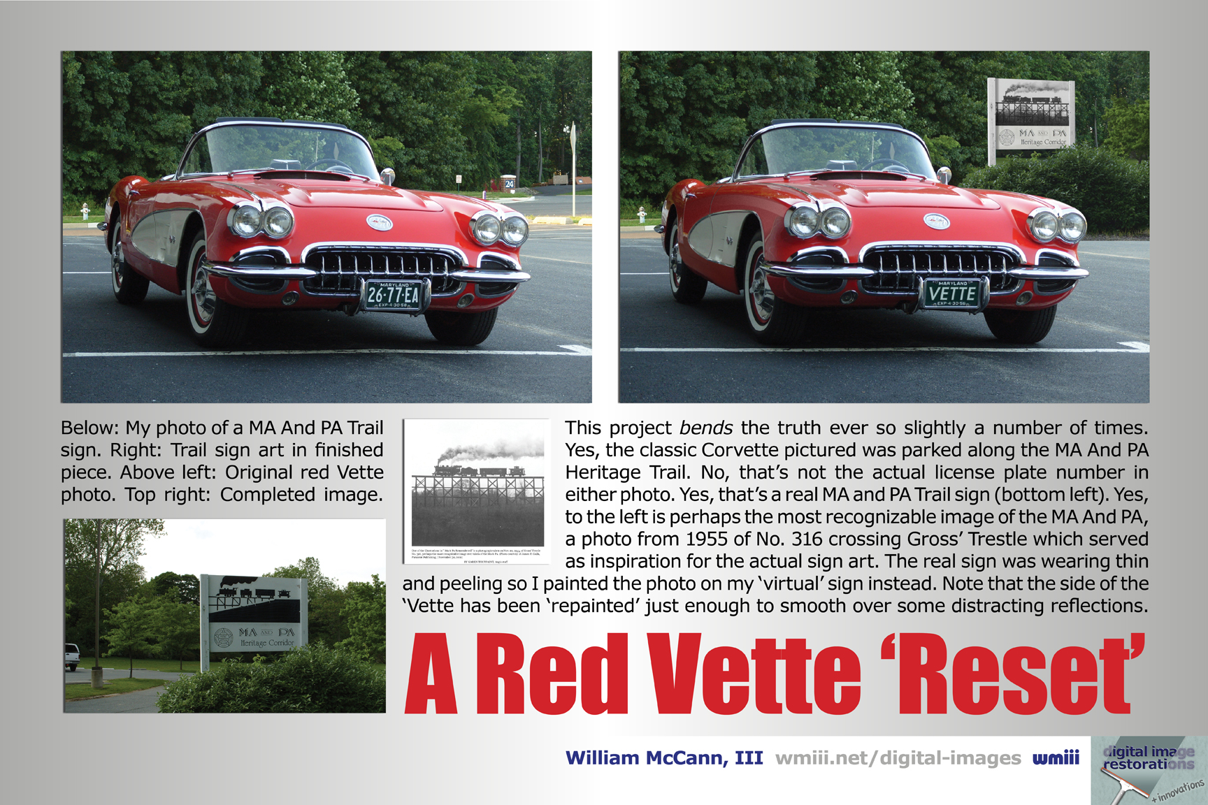 A red Vette reset.