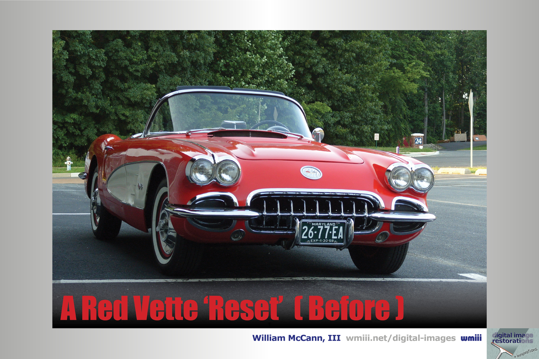 A Red Vette 'Reset' (Before)
