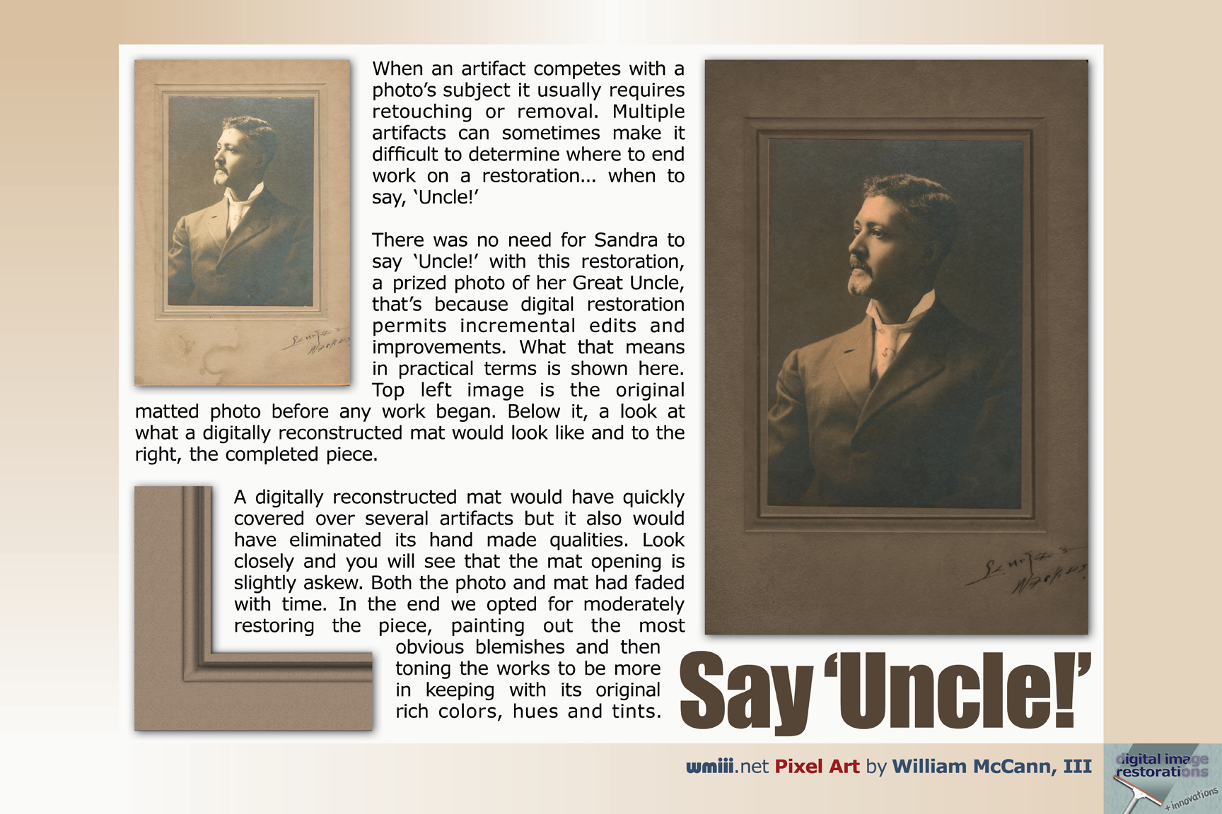 The mother and child reunion is only a photo away.