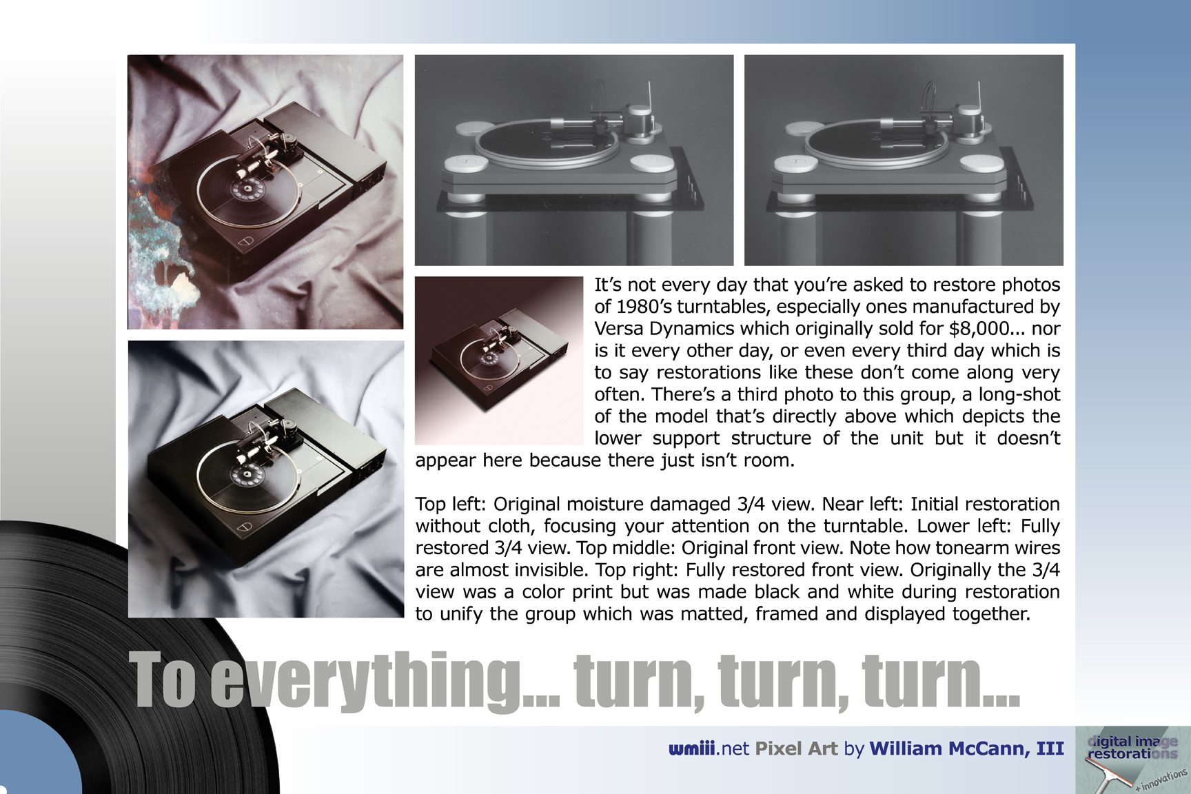 B + W Portrait + Color = Time Travel